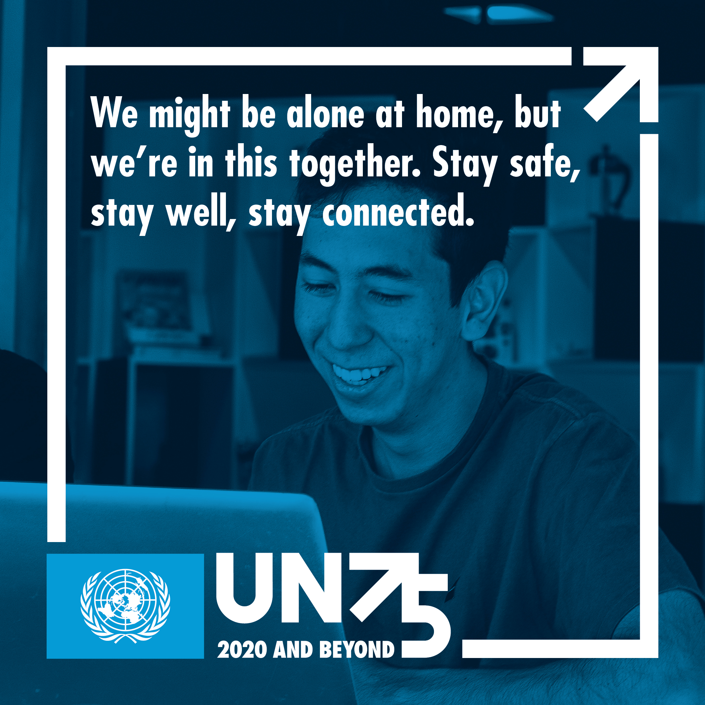Graphic on UN75 2020 and Beyond Shaping Our Future Together