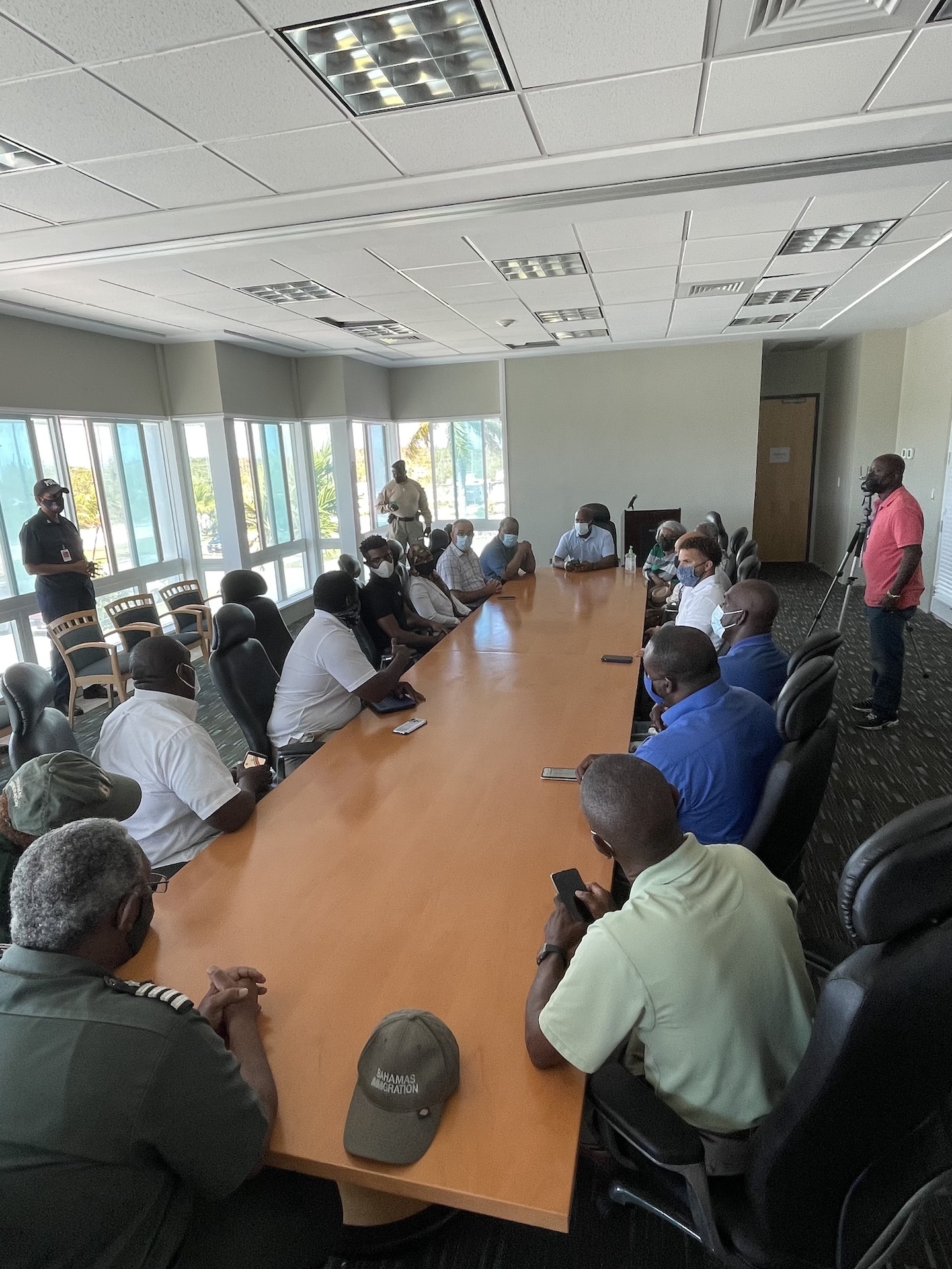 RC Dr. Garry Conille engages members of the Bahamian Government as well as private sector in discussions around Abaco's restoration 