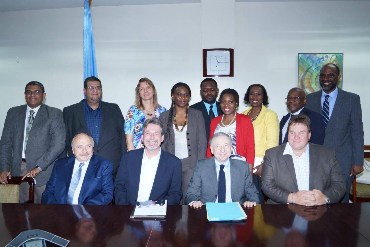 UN SG’s Envoy for Road Safety, Jean Todt, pays courtesy call on UNCT members