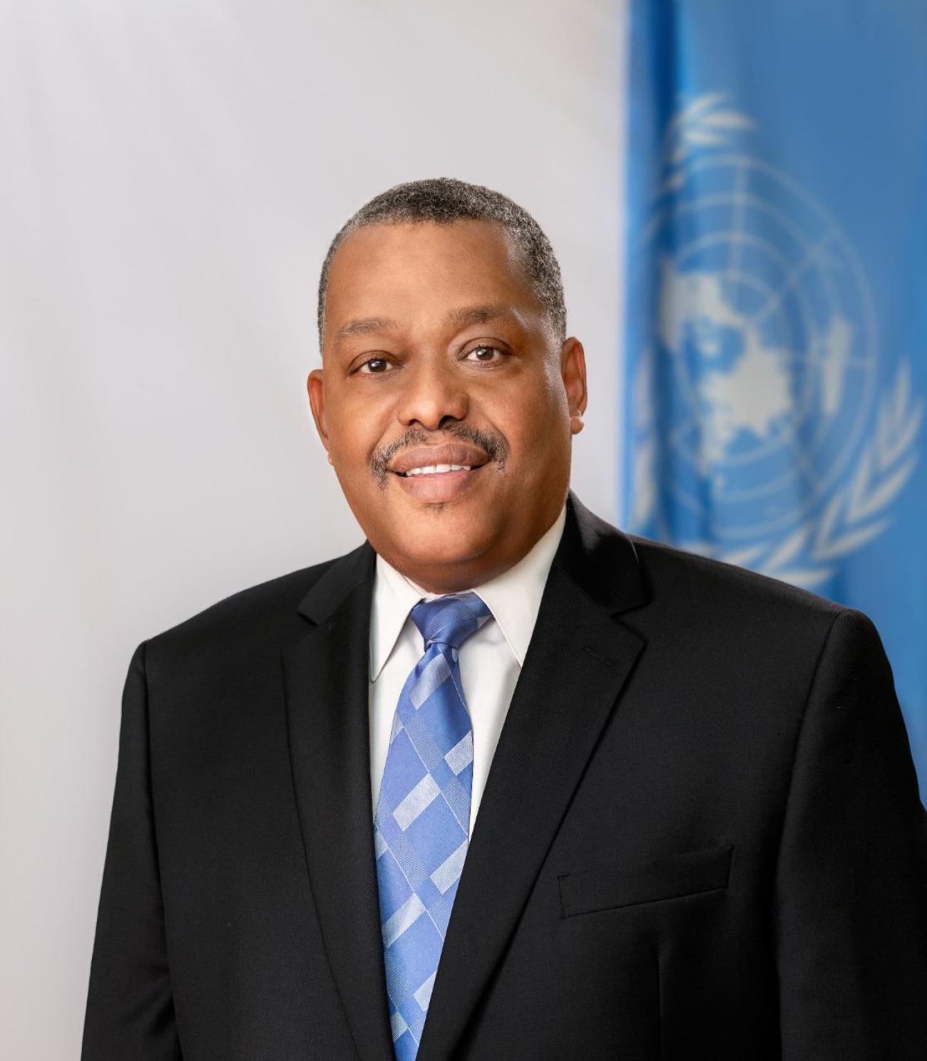 A photo of Resident Coordinator to Jamaica, Garry Conille.
