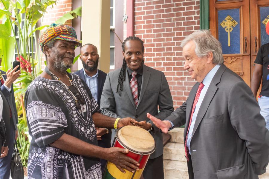 Secretary-General visit to Jamaica Museum