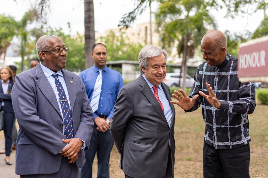 Secretary-General meets with leadership of the University of the West Indies