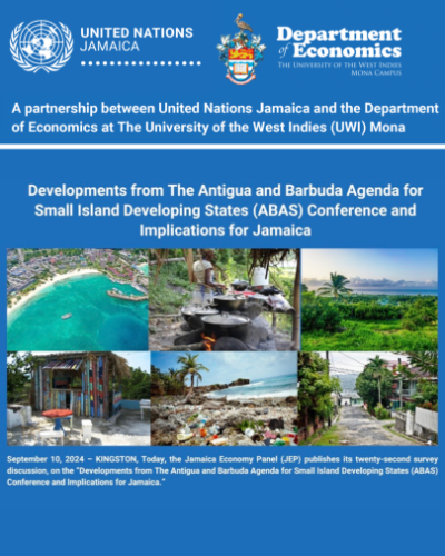 Jamaican Economy Panel Responds to 4th International SIDS Conference and What it Means for Jamaica | September