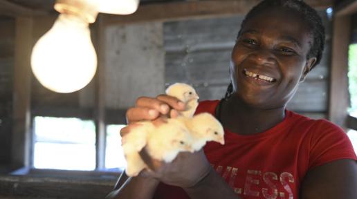 After overcoming abuse, Shelly-Ann Crossdale is now a successful farmer